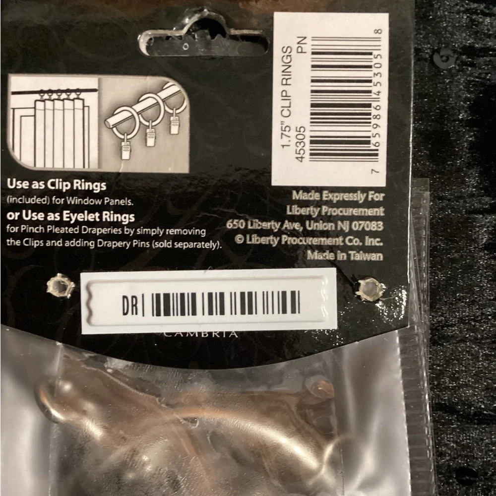 Polished Nickel Shower Curtain Clip Rings